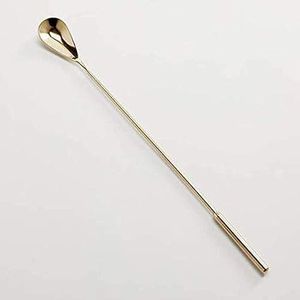 Cuillère de bar à cocktails élégante en métal, manche long, ustensile de mélange de boissons, accessoire de barman en acier inoxydable pour restaurants - Product Image 4