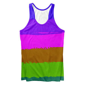 Débardeur de sport en maille respirante, séchage rapide, pour l'été, en polyester et coton, décontracté, grandes tailles, pour la gym et la course à pied - Product Image 1