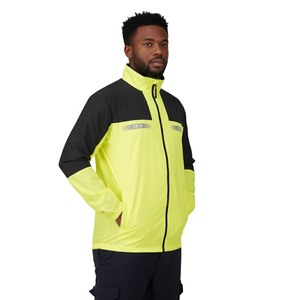 Chaqueta de Ciclismo DCS Turbine de Alta Visibilidad, Manga Larga, Impermeable, Cortavientos, de Nailon, para Ciclismo en Carretera y Actividades al Aire Libre - Product Image 1