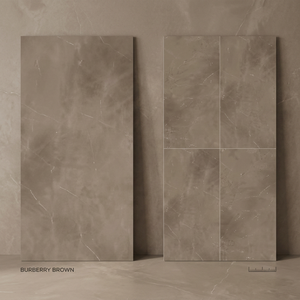 Baldosas de porcelana pulida brillante Vistaar de formato grande 1200x2400mm (4x8 pies) tipo Breccia Capriya para espacios, imitación mármol italiano. - Product Image 4