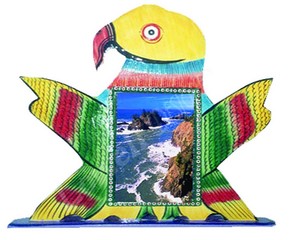 Handmade Wooden Parrot Photo <b>Frame</b> Custom Shape Tabletop Creative Design Full Color Digital <b>Printing</b> - Product Image 4