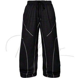 Pantalon de survêtement ample pour femme, coupe décontractée, jambe large, en coton, avec poches et taille élastique, doux et confortable - Product Image 4