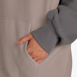 Custom French Terry Hoodie Oversized Cotton Sweatshirt <b>Hooded</b> Pullover for Men Women OEM ODM Private Label Wholesale - Product Image 6