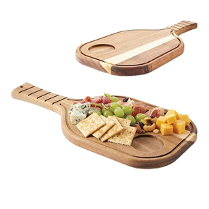 เขียงไม้กระถินณรงค์พรีเมียมรูปทรงไม้พาย ถาดไม้เอนกประสงค์ขายส่ง ถาดเสิร์ฟชีส ขนมปัง สเต็ก จากเวียดนาม - Product Image 6