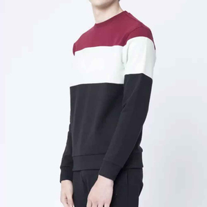 Popular Design Customized Crew Neck <b>Pullover</b> Sweatshirt Regular Fit Casual Knitted 100%Cotton Solid Color Autumn Men - Product Image 4