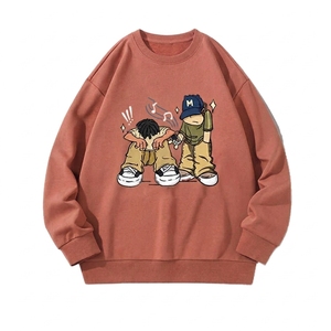 Sweat-shirts pour hommes avec logo personnalisé, sweats à capuche pour hommes, sweats sans capuche pour hommes, motif de dessin animé personnalisé, sweat-shirt en molleton 100% coton - Product Image 1