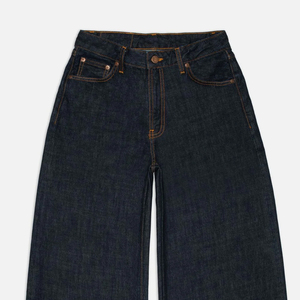 กางเกงยีนส์เดนิมผู้หญิงสไตล์ชิคสบายๆ ดีไซน์ทันสมัย ใส่ได้ทุกวัน สวมใส่สบาย ผิวสัมผัสเรียบเนียน - Product Image 2