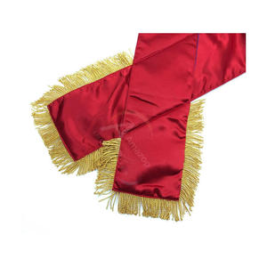 Faja Masónica Personalizada Hecha a Mano con Bordado Detallado en Hilo Metálico, Tela Resistente y Color Personalizado - Product Image 4