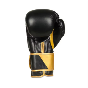 Équipement de boxe professionnel, gants en cuir MMA, taille personnalisée, gants de boxe noirs, gants de boxe thaïlandaise de qualité, service OEM - Product Image 6