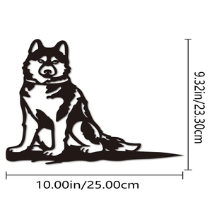 CIFbuy Decorazione da Parete in Ferro Stile Rustico con Silhouette di Cane e Gatto per Interni ed Esterni, Servizio di Ritiro Disponibile - Product Image 4