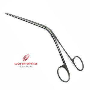 Pinces nasales Tilley à mâchoires dentelées, instrument chirurgical ORL angulaire en acier inoxydable - Product Image 1