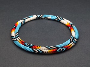 Chaîne de corps perlée multicolore faite à la main, style bohème tribal, pour clés, téléphone, carte d'identité – Accessoire durable, confortable et tendance pour usage quotidien - Product Image 5