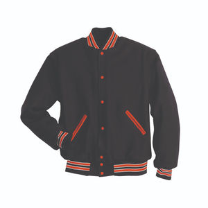 Chaquetas de Hombre de Alta Calidad con Diseño de Patchwork, Chaqueta Varsity de Béisbol con Bordado Personalizado, Roja y Blanca, Estilo Universitario Vintage para Invierno - Product Image 5