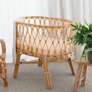 Lit bébé en rotin, berceau pour nouveau-né, lit d'enfant, berceaux, lit bébé au prix le plus bas, berceaux naturels - Product Image 6