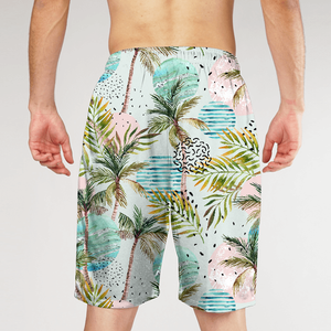 Shorts de Baño para Hombre con Estampado de Calavera, Azul y Negro, Secado Rápido, Cintura Elástica, Estilo Casual - Product Image 4