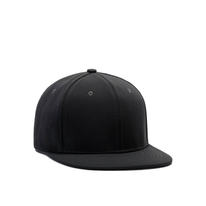 Black 6-Panel <b>Baseball</b> <b>Cap</b> in Stock Unisex Fitted Hat Solid Color Cotton Fabric Casual Wear Adult Size Breathable Outdoor <b>Caps</b> - Product Image 2