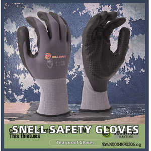 Gants de protection multifonctionnels en nitrile Ansell 7 oz, antistatiques, résistants à l'huile, résistants à l'abrasion, avec manchette de sécurité, résistants aux déchirures - Product Image 4