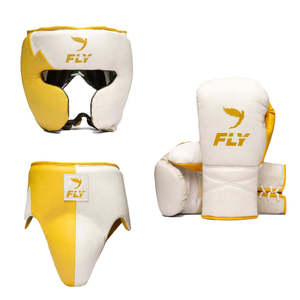 <b>Top</b> Selling Customizable <b>PVC</b> Comfortable Boxing Sparring Set Gloves Head Gear Groin Guard Custom Brand High Quality Training Kit - Product Image 4