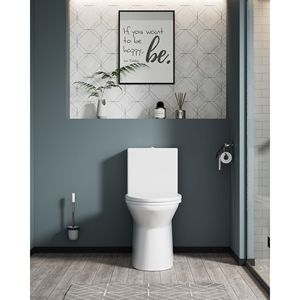 WaterSense certificate 1.1/1.6 GPF Comfort altezza pavimento montate un pezzo in ceramica bianca wc Soft Close sedile coppe certificate - Product Image 2