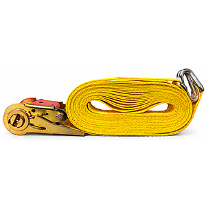 Sangle à cliquet haute résistance GTCFI de 25 mm avec crochets |   Sangle de fixation de cargaison fiable pour usage industriel - Product Image 1