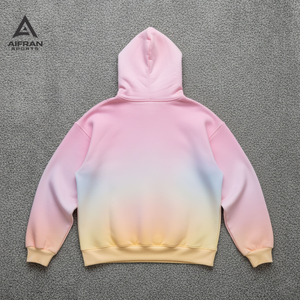 Sudadera con Capucha Unisex AIFRAN, Sudadera con Capucha y Estampado Bordado Personalizado para Hombre, Sudadera Holgada de Estilo Hip Hop, Ropa Deportiva Informal - Product Image 4