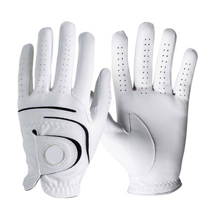 Gants de golf Valana Sports GG-1 en cuir Cabretta personnalisables, main droite/gauche, usage extérieur, sangle de poignet réglable, embossés - Product Image 1