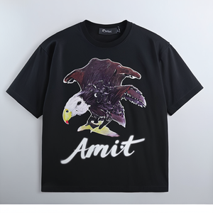 T-shirt in cotone 100% di alta qualità personalizzate con Design e Logo Oversize con stampa Dtg da uomo t-shirt - Product Image 3