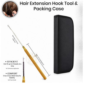 Juego de Pinzas para Extensiones de Cabello QORVEX Instruments de Acero Inoxidable con Micro-Link de Fijación Fuerte, Etiqueta Personalizada - Precio Bajo - Product Image 5