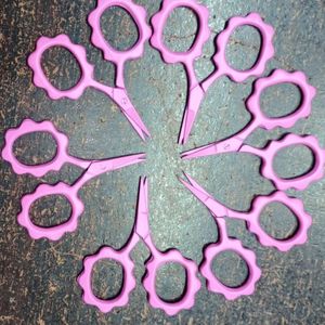 Nuevas Tijeras de Entresacar Pequeñas para Diestros, de Acero Inoxidable, con Punta Afilada y 30 Dientes, Mini Tijeras para Bordado de Girasoles y Cabello - Product Image 1