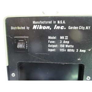 NIKON MKII Fiber Optic Light Source <b>Illuminator</b>,3 - Trusted Global Legacy Semiconductor Equipment and Parts at - Product Image 5