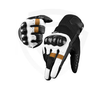 Guantes de Motociclismo de Cuero para Invierno, Diseño Personalizado, Dedos Completos, Pantalla Táctil, Antideslizantes, Ligeros, Impermeables y Transpirables - Product Image 2