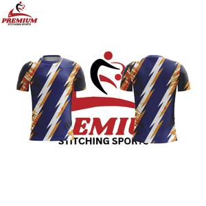Camiseta de Fútbol Personalizada con Logotipo, Uniforme de Entrenamiento y Partido, Ligera, Transpirable, Manga Corta, 100% Poliéster - Product Image 4