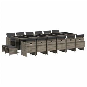 Conjunto de Comedor para Jardín en Gris Oscuro - Product Image 2