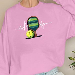 Sudaderas de mujer de colores pickleball paddle y Ball - Product Image 5