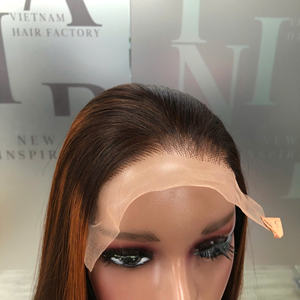 Bone Straight Texture Human Hair Luxury Quality Super Double Drawn Raw Hair High Quality Wholesale Price <b>Piano</b> Orange Color - Product Image 6