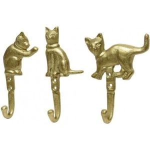 Ganchos de pared de metal con diseño de pájaros y animales coloridos para guardar ropa, juego de tres piezas - Product Image 4