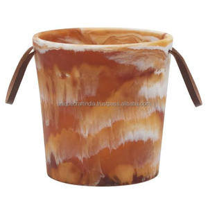Handmade Epoxy Resin Ice Bucket Champagne <b>Wine</b> Chiller Indoor Outdoor Party Decorative Beverage Storage 400ml Luxury Custom UCI - Product Image 3