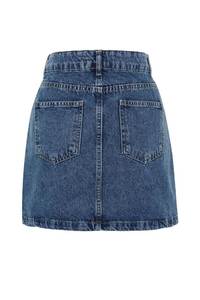 Falda Vaquera Informal Transpirable para Mujer, Otoño, 100% Poliéster, Totalmente Personalizable, Minifalda de Secado Rápido con Protección UV, Color y Talla Personalizables - Product Image 2
