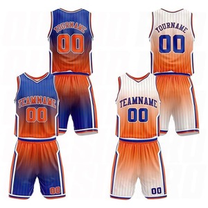 Maillot de basket-ball réversible en polyester, uniforme de sport personnalisé, respirant, grande taille, séchage rapide, anti-bactérien, qualité supérieure - Product Image 1