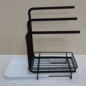 OEM/ODM Vietnam Adjustable Over Faucet Kitchen Sink Caddy Sponge Holder Utensil Organizer Bathroom Storage Rack - Product Image 5