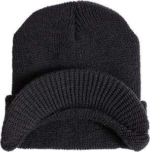 Bonnet en tricot essentiel unisexe à côtes pour un usage quotidien en hiver - Product Image 5