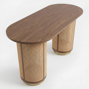 Mesas de exterior modernas y elegantes con una combinación de madera de teca y ratán a un precio asequible - Product Image 2