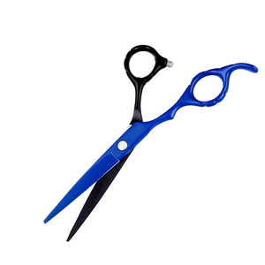Tijeras de Barbero de Acero con Alto Contenido de Carbono, Recubiertas de Papel Negro y Azul, 6 Pulgadas, Tijeras de Peluquería - Product Image 6