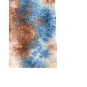 เสื้อยืดคอกลมแขนสั้นผู้ชายลายมัดย้อม ทรงลำลอง ผ้าถัก ลายพิมพ์ - Product Image 6