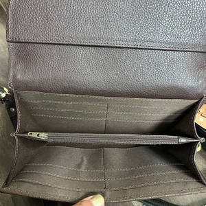 Cartera de Mano de Cuero Genuino con Diseño de Girasol, Estilo Occidental, de Lujo, con Múltiples Ranuras para Tarjetas, Protección RFID, Correa Larga para la Muñeca, para Mujer - Product Image 6