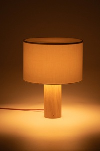 Lámpara de Acento para el Hogar de Mármol de Lujo con Base Cilíndrica Lisa y Excelencia Estética Contemporánea - Product Image 3