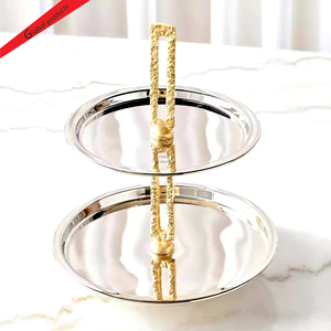 Soporte para Pasteles de Metal Hecho a Mano, de Calidad Fabulosa, Forma Redonda, Decorativo para Hoteles y Celebraciones de Cumpleaños - Product Image 5