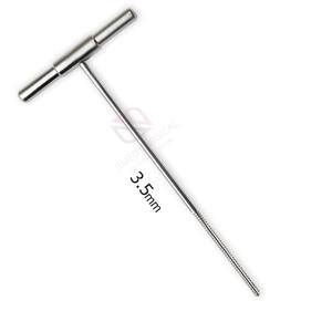 Cannulated T-<b>Handle</b> Bone <b>Tap</b> 1.5mm-4.0mm | Orthopedic Surgical Implant Screw Tool for Veterinary Use - Product Image 4