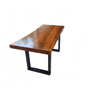 Juego de Comedor Moderno Industrial de Madera Duradera de Primera Calidad, 4 Sillas de Teca, Muebles para el Hogar, Restaurante, Hotel, Cocina, Venta al por Mayor - Product Image 3
