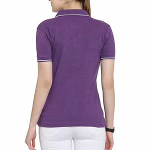 Nouveau style 2026 – T-shirt de golf personnalisé pour femme, coupe ajustée, col lame, vente en gros – T-shirt à manches courtes pour femme, polo homme de haute qualité - Product Image 2
